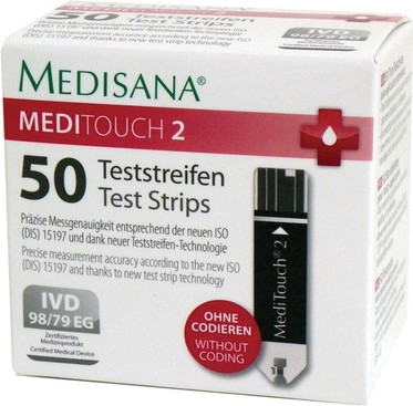 Запасные полоски Medisana MediTouch 2