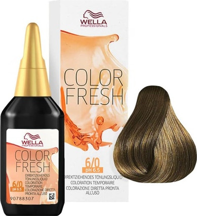 Краска для волос Wella Color Fresh 6/0 Blonde Func