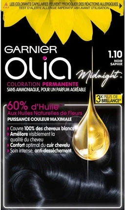 Краска для волос Garnier Olia 11 Черный Сверкающий Сапфир