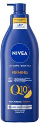 Увлажняющий лосьон для тела Nivea Body Milk Firming Q10 + с помпой