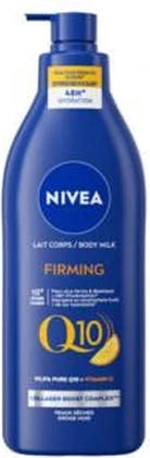 Увлажняющий лосьон для тела Nivea Body Milk Firming Q10 + с помпой