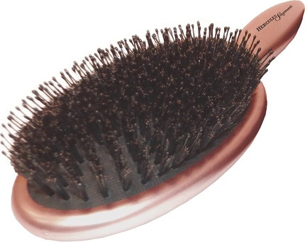 Деревянная щетка Hercules Sagemann Care Brush со щетиной из натуральной щетины кабана, медного цвета