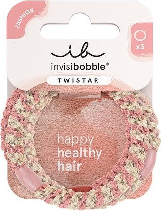 Hair Elastics Invisibobble Twistar Blush Braids Hair Accessory
