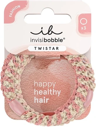 Hair Elastics Invisibobble Twistar Blush Braids Hair Accessory