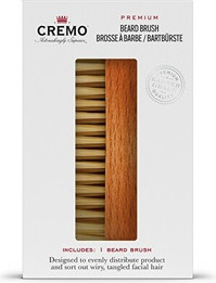Щетка Cremo Premium для бороды для мужчин, ручка из 100% натуральной сизали, для придания формы и укладки волос на лице