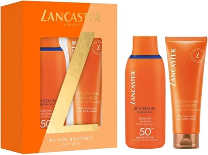 Набор для защиты от солнца Lancaster My Sun Routine Duo SPF 50 Набор с Молочком для тела Sun Beauty