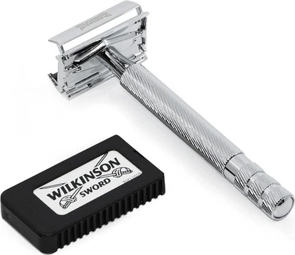 Станок для бритья Wilkinson Sword Double Edge Premium из нержавеющей стали