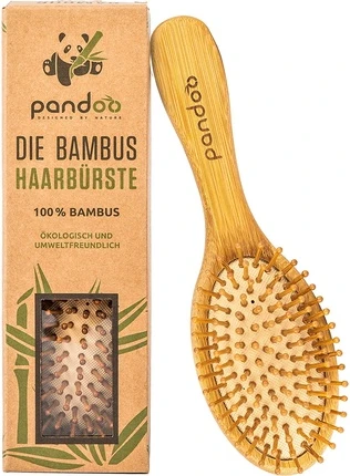 Расческа для волос Pandoo Detangler с натуральной щетиной