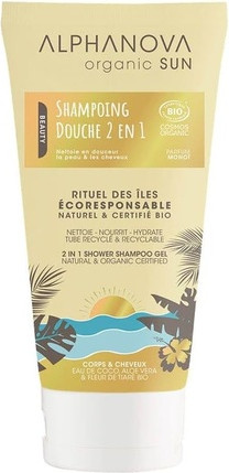 Гель-шампунь для душа Alphanova Organic Sun 2-в-1