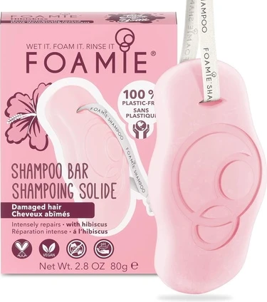 Твердый шампунь Foamie Гибискус Крапива Экстракт
