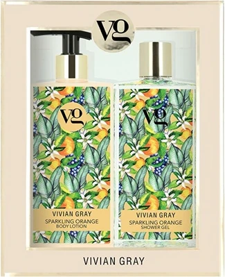 Гель для душа и лосьон для тела Vivian Gray Sparkling Orange Набор