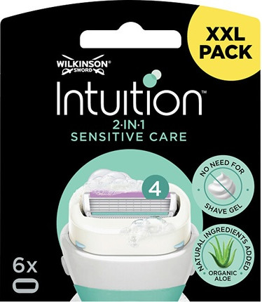 Лезвия для бритвы Wilkinson Sword Intuition Sensitive Care