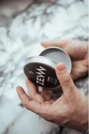 Помада для укладки волос Fine Pomade Zew For Men с активированным углем