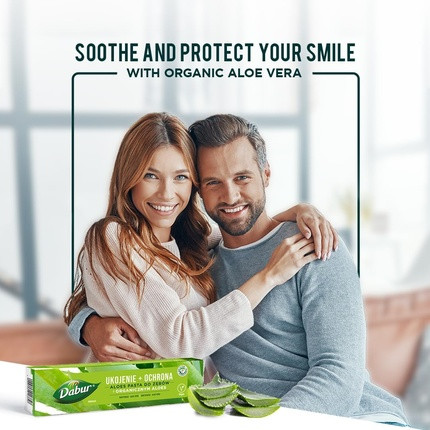 Зубная паста Dabur Organic Toothpaste с Алоэ Вера