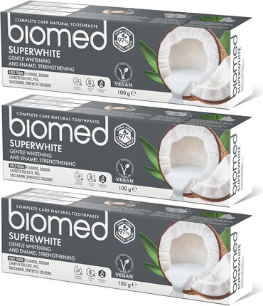Зубная паста Biomed Superwhite 97 Естественное отбеливание Укрепление эмали