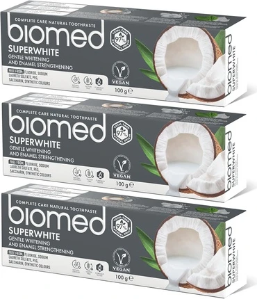 Зубная паста Biomed Superwhite 97 Естественное отбеливание Укрепление эмали