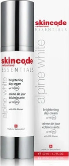 Дневной крем Skincode Alpine White Осветляющий дневной крем с SPF15