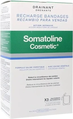 Сменные бинты Somatoline Дренажное Шоковое Редуцирующее Действие