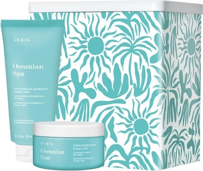Набор Очищающий Скраб и Молочко для Душа Pupa Milano Oceanian Spa Kit