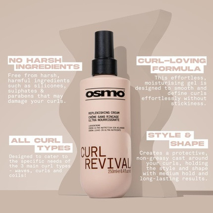 Несмываемый крем Osmo Curl Revival Replenishing Cream