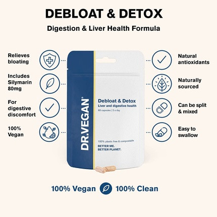 Витамины и добавки Dr Vegan Debloat & Detox