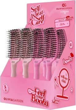 Расческа-распутыватель Olivia Garden Fingerbrush Combo Medium Set Think Pink