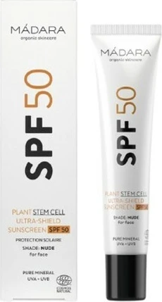 Солнцезащитный крем Madara Plant Stem Cell Ultra-Shield для лица SPF 50
