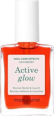 Лак для ногтей и уход за ногтями Manucurist Active Glow клюквенный коралл на биологической основе