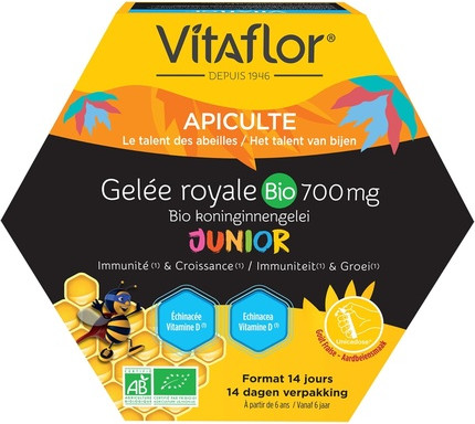 Витаминная сыворотка Vitaflor Royal Jelly Protection Plus Junior для детей от 6 лет и старше