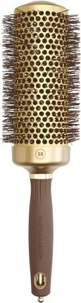 Круглая щетка Olivia Garden Expert Blowout Speed Волнистая щетина Золотой и Коричневый