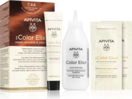 Краска для волос Apivita My Color Elixir Интенсивный медно-русый