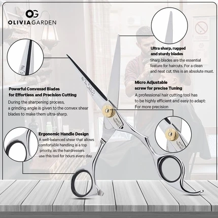 Ножницы для стрижки волос Olivia Garden Silkcut
