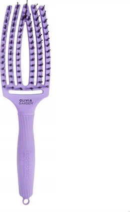 Щетка-лопатка и пальчиковая щетка Olivia Garden Finger Brush Combo Lavender Medium