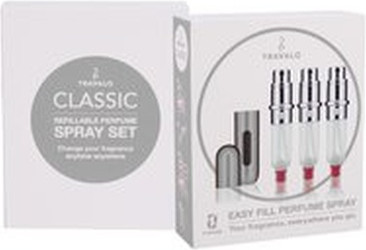 Многоразовый атомайзер Travalo Classic Set Silver