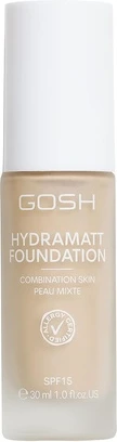 Тональная основа Gosh Foundation с SPF 15 для светлой и темной кожи, веганская, матирующая