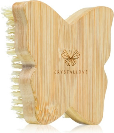 Набор для ухода за телом Crystalove Bamboo Butterfly Agave Body Brush