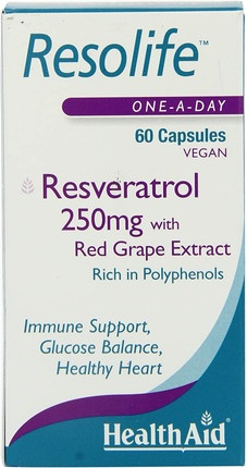 Капсулы Health Aid Resolife Ресвератрол
