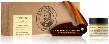 Набор: Воск для усов и карманный гребень Captain Fawcett
