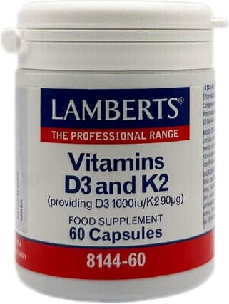 Lamberts Витамин D3 и K2 60 Капсул