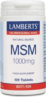 MSM 1000мг 120 Капсул Lamberts