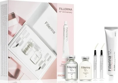 Набор для ухода за лицом Fillerina Skin Care Gift Set с эффектом заполнения гиалуроновой кислотой Уровень 5