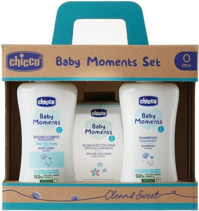 Набор для купания с шампунем и одеколоном Chicco Baby Moments