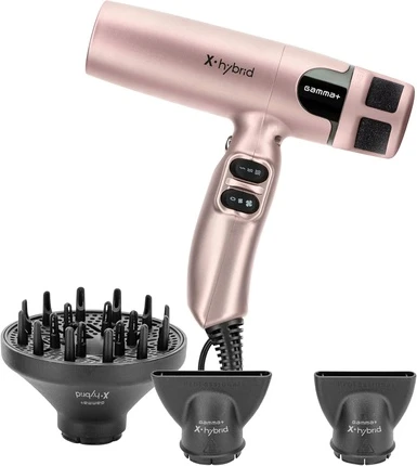 Фен Gamma X-Hybrid Ionic Легкий Тихий Эргономичный Цифровой