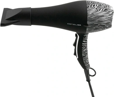Фен Corioliss Flow Ultra Silver Zebra Soft Touch