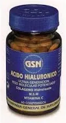 Таблетки GSN с гиалуроновой кислотой