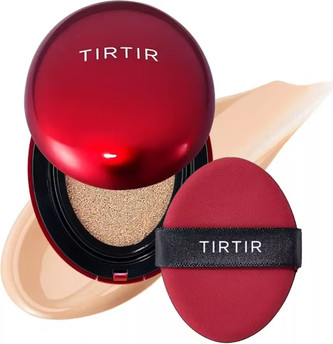 Тональная основа Tirtir Mask Fit Red Cushion Foundation Полное покрытие Легкое сцепление с кожей