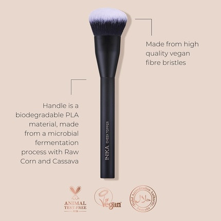 Кисть для румян Inika Cheek Topper Brush