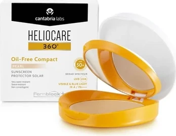 Компактная тональная основа без масел для лица с защитой от солнца Heliocare