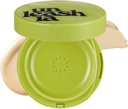 Тональная основа-кушон Unleashia Satin Wear Healthy Green Cushion
