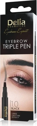 Eyebrow Pencil Delia Cosmetics Triple Stylist Pen